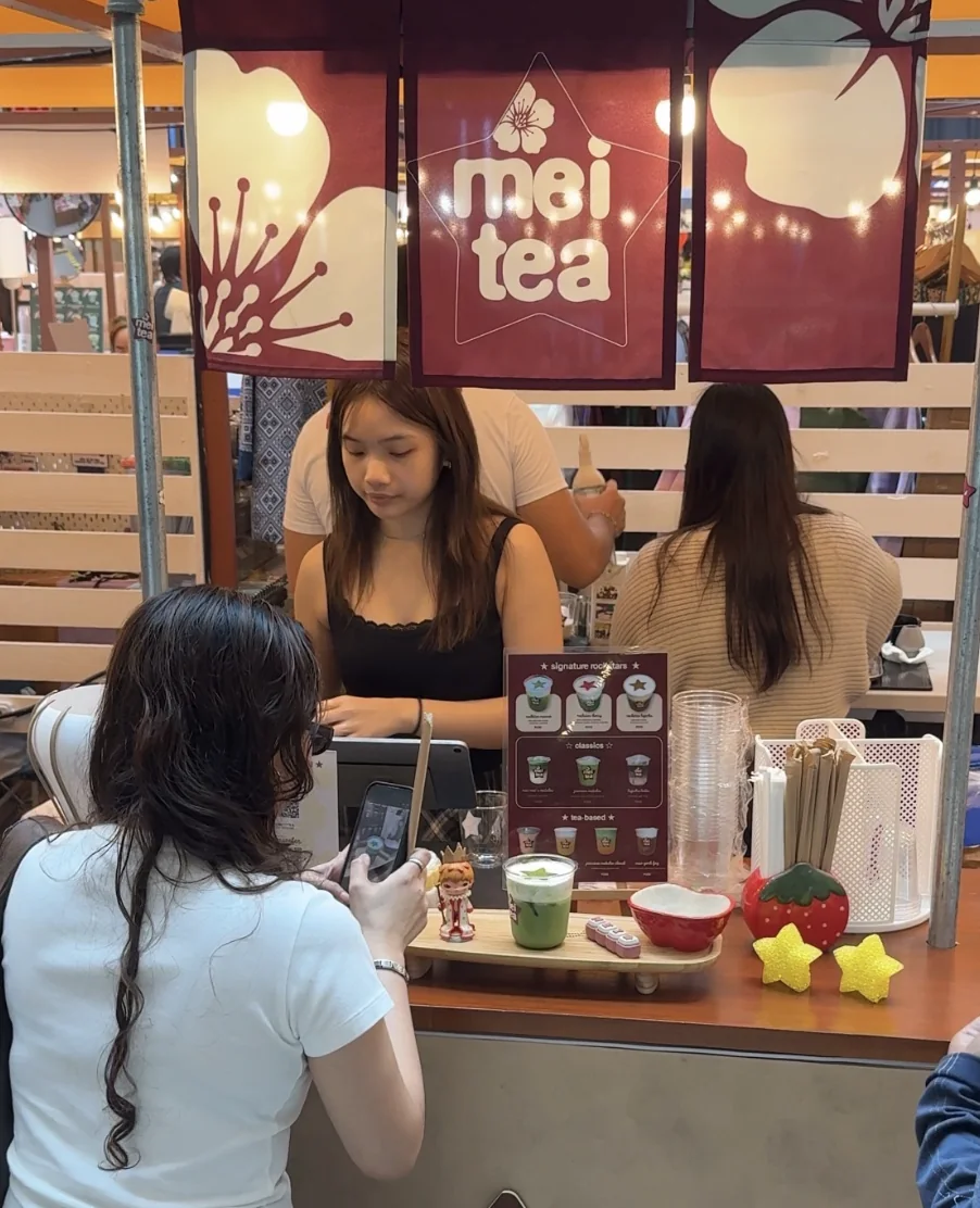 Mei Tea matcha drinks at One Ayala